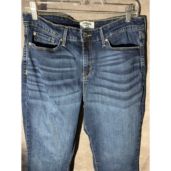 Denizen from Levi's Mid Rise Bootcut Jeans Women's 16S 33x30 Dark Wash Stretch - Picture 2 of 10